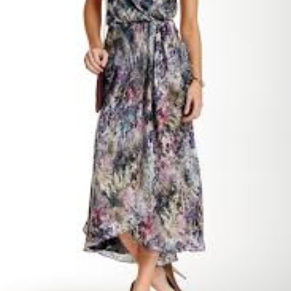 Haute Hippie Halter Wrap Silk Dress - Picture 3 of 11